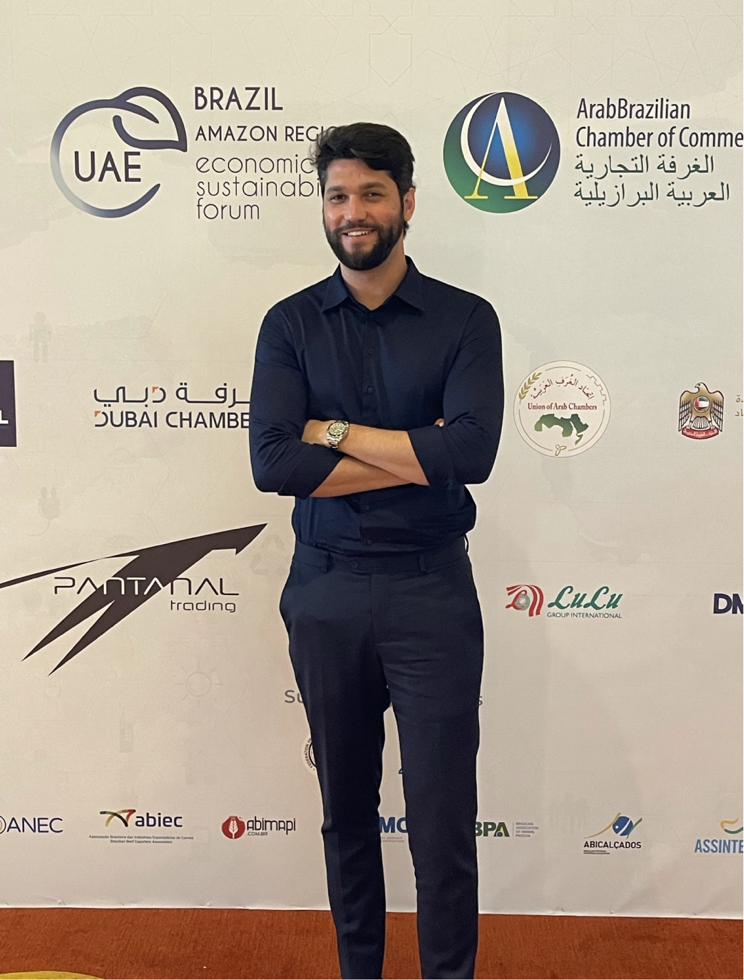 Regis Duran at an international business forum