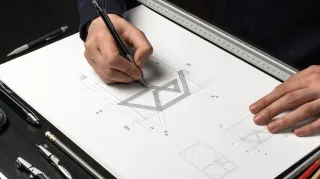 Collage representing Harpia branding work